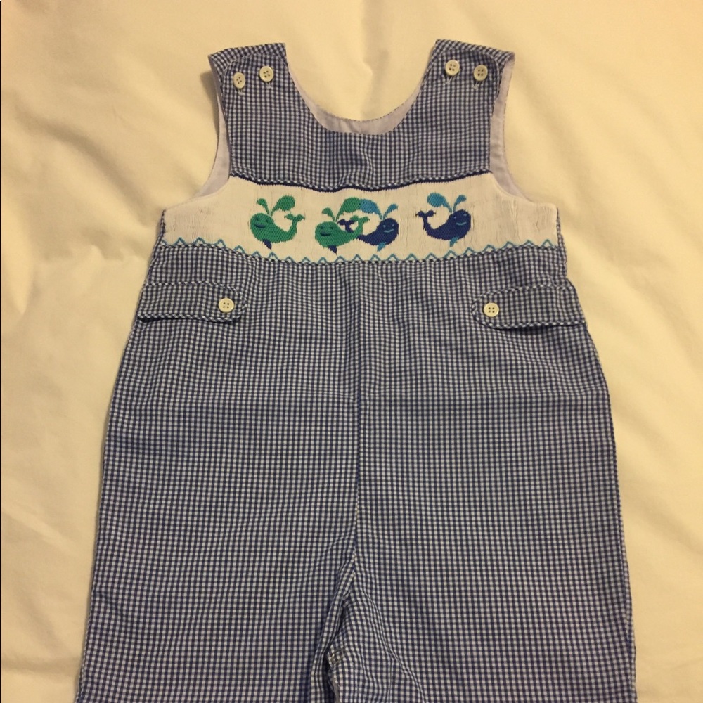 Mom and Me smocked Jon Jon